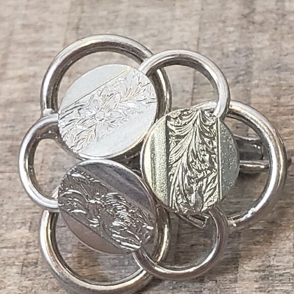 VINTAGE SARAH COVENTRY Art Deco Circles Clip-on Earrings - Picture 4 of 7